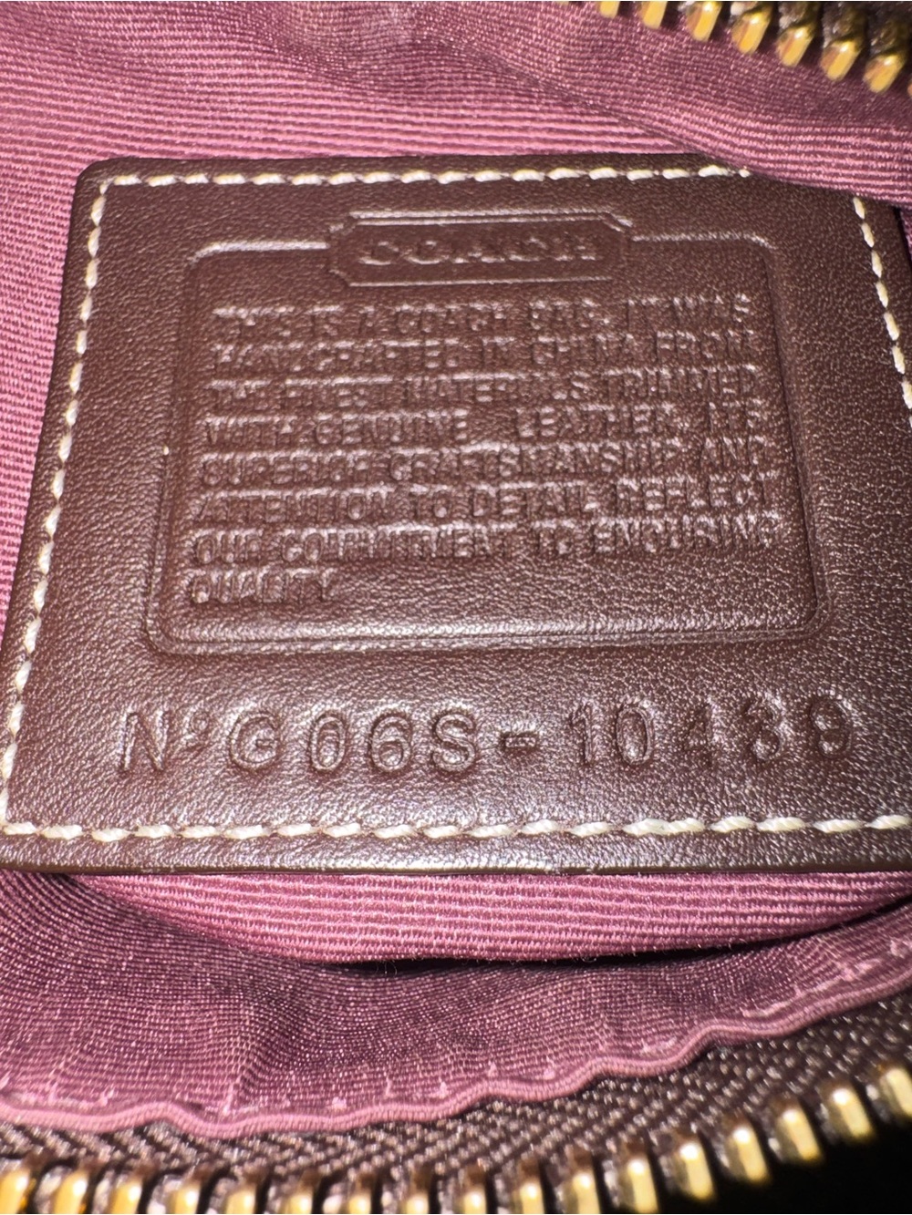 Coach Patchwork vintage Y2K (2006) Crossbody Swingpack EUC - Picture 5 of 5